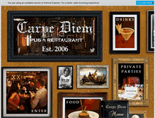 Tablet Screenshot of carpediemhoboken.com